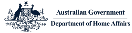 Australian Government Department of Home Affairs logo